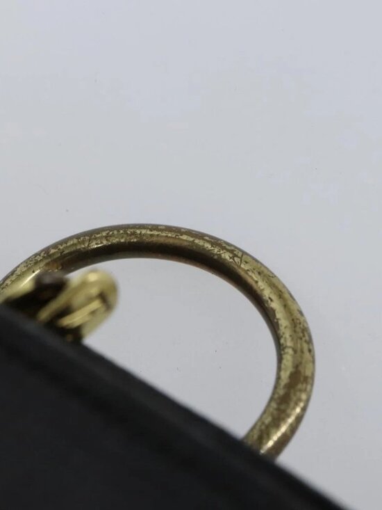 LOUIS VUITTON Epi Coblanc Shoulder Bag Black